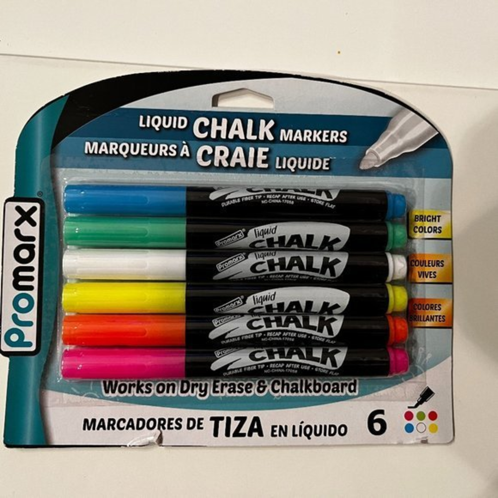 FREE with any purchase - Liquid Chalk Markers‎ - Set of 6
